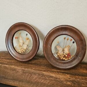 Vintage Butterfly Wall Art Set